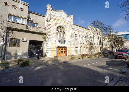 Chisinau, Moldawien. Oktober 2024. Außenansicht des Rathauses von Chisinau im Stadtzentrum Stockfoto