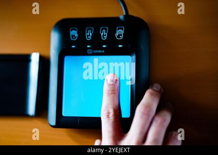 Themenbild Hintergrundgespräch des Bundeskriminalamtes ¿vom Fingerabdruck zum gelösten Verbrechen¿ am Dienstag, 22. Oktober 2024 in Wien. - 20241022 PD3477 Credit: APA-PictureDesk/Alamy Live News Stockfoto