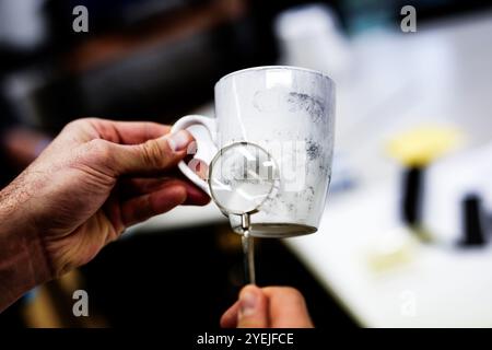 +++ Themenbild +++ Hintergrundgespräch des Bundeskriminalamtes ¿vom Fingerabdruck zum gelösten Verbrechen¿ am Dienstag, 22. Oktober 2024 in Wien. - 20241022 PD3525 Stockfoto