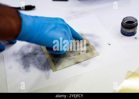 +++ Themenbild +++ Hintergrundgespräch des Bundeskriminalamtes ¿vom Fingerabdruck zum gelösten Verbrechen¿ am Dienstag, 22. Oktober 2024 in Wien. - 20241022 PD3515 Stockfoto