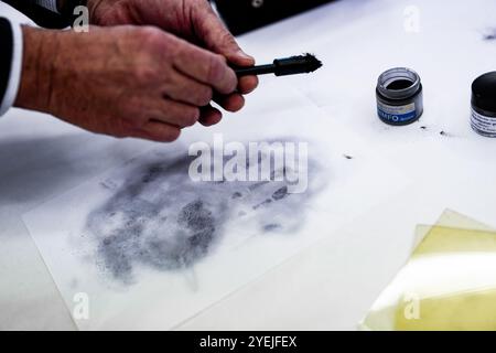 Themenbild Hintergrundgespräch des Bundeskriminalamtes ¿vom Fingerabdruck zum gelösten Verbrechen¿ am Dienstag, 22. Oktober 2024 in Wien. - 20241022 PD3505 Credit: APA-PictureDesk/Alamy Live News Stockfoto