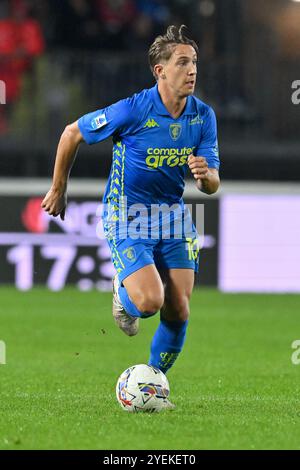 30. Oktober 2024, Stadion Carlo Castellani, Empoli, Italien; Serie A EniLive Football; Empoli gegen Internazionale Milan; Jacopo Fazzini vom Empoli FC Stockfoto