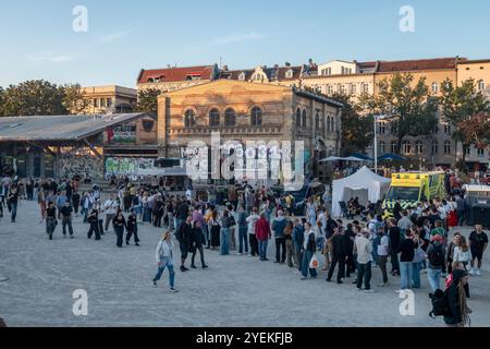 Görlitzer Park, Block Party, Peter Fox Live, Gratiskonzert, Berlin-Kreuzberg Stockfoto