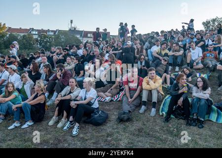 Görlitzer Park, Block Party, Peter Fox Live, Gratiskonzert, Berlin-Kreuzberg Stockfoto