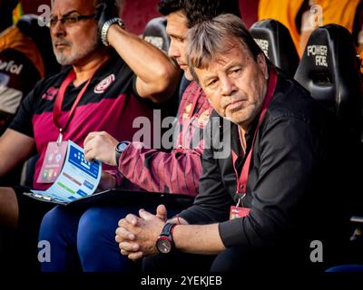 Lanus, Buenos Aires, Argentinien. 20. Oktober 2024. Der brasilianische Club Cruzeiro gewann das Fußballspiel im Halbfinale der Copa CONMEBOL Sudamericana 1-0 mit einem Tor von Kaio Jorge. Auf diese Weise qualifizierte sich das Team um Fernando Diniz Silva für das Finale des Turniers im Ciudad de Lanus Stadion. NUR REDAKTIONELLE VERWENDUNG: Facundo Morales / Alamy Live News Stockfoto