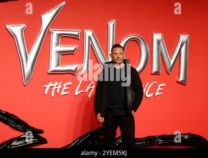 London, Großbritannien. Oktober 2024. Tom Hardy besuchte die britische Premiere von „Venom: The Last Dance“ im BFI IMAX, Waterloo, London (Foto: Mario Mitsis/SOPA Images/SIPA USA) Credit: SIPA USA/Alamy Live News Stockfoto