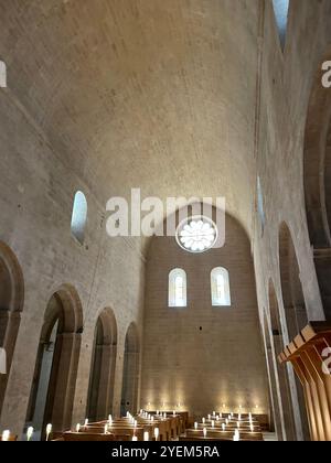 Abbaye Notre-Dame de Sénanque - Abtei Sénanque Stockfoto