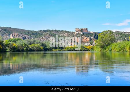 Miravet, Tarragona, Spanien Stockfoto