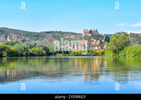 Miravet, Tarragona, Spanien Stockfoto