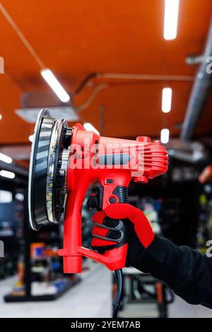 Elektrowerkzeuge für Bauarbeiten, Werkzeuge für Bauarbeiten Stockfoto