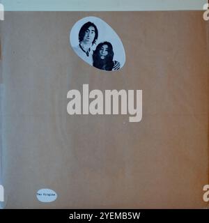 John Lennon und Yoko Ono - Two Virgins - Original Vinyl Cover Stockfoto