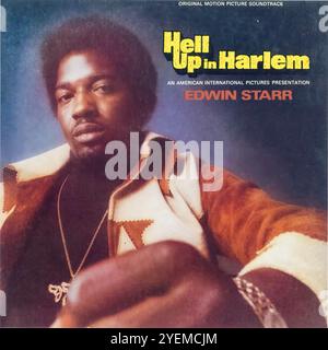 Edwin Starr - Hell Up In Harlem (Original Motion Picture Soundtrack) - Original Vinyl Cover Stockfoto