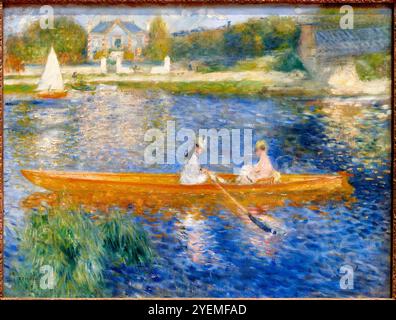 The Skiff (La Yole), 1875, Pierre-Auguste Renoir (1841-1919), The National Gallery, London, UK Stockfoto