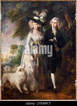 Mr und Mrs. William Hallett ('The Morning Walk'), 1785, Thomas Gainsborough (1727-1788), The National Gallery, London, UK Stockfoto