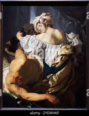 Judith im Zelt von Holofernes, um 1622, Johann Liss (um 1595–1631), National Gallery, London, Großbritannien Stockfoto