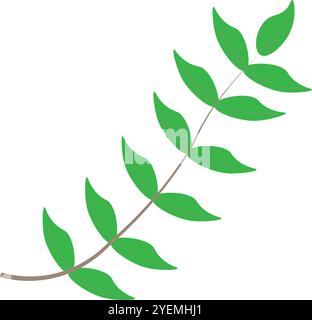 Floral Design Ein klassisches schwarzes und weißes Blumendesign mit eleganten, geschwungenen Blättern und komplizierten Details Stock Vektor