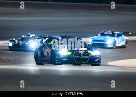 Sakhir, Bahrain. 31. Oktober 2024. TEAM WRT Nr. 46 – BMW M4 LMGT3, Ahmad Al Harthy (OMN), Valentino Rossi (ITA), Maxime Martin (BEL) während P2. Ahmad Al Shehab/Alamy Live News. Stockfoto