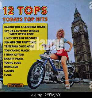 Unbekannte Künstler - 12 Tops - Original Vinyl Cover Stockfoto