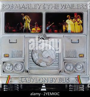 Bob Marley & The Wailers - Babylon By Bus - Original Vinyl Cover Stockfoto