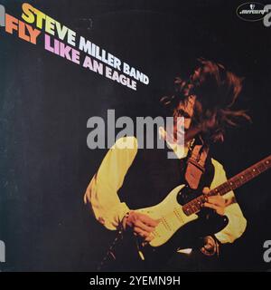 Steve Miller Band - Fly Like An Eagle - Original Vinyl Cover Stockfoto