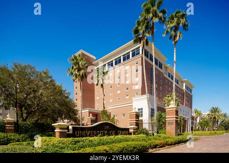 Tampa, FL, USA - 24. Oktober 2024: University of Tampa Campus 2024 Stockfoto