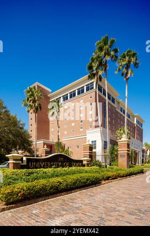 Tampa, FL, USA - 24. Oktober 2024: University of Tampa Campus 2024 Stockfoto