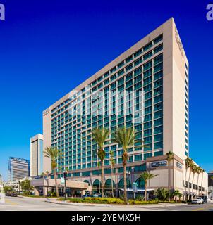 Jacksonville, FL, USA - 27. Oktober 2024: Jacksonville Florida Hyatt Regency Hotel Stockfoto