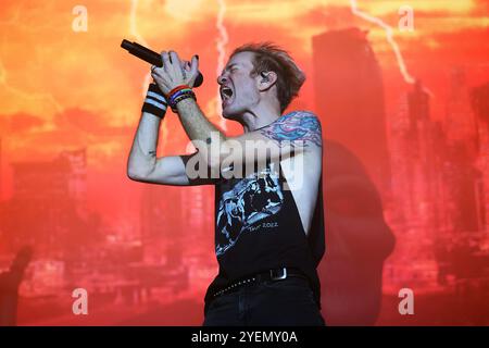 Sum 41 tritt am 24. Juni 2022 beim VOLT Festival in Sopron auf Stockfoto