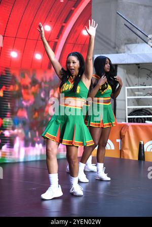 31. Oktober 2024, New York, NY, Vereinigte Staaten: Laura Jarrett nimmt an NBC's Today Show 2024 Halloween Celebration am Rockefeller Plaza in New York Teil. 31. Oktober 2024. (Credit Image: © Photo Image Press via ZUMA Press Wire) NUR REDAKTIONELLE VERWENDUNG! Nicht für kommerzielle ZWECKE! Stockfoto
