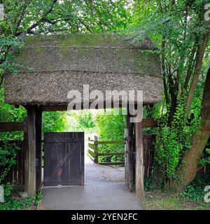 Mittelalterliches Dorf Cosmeston, Penarth, South Wales, Großbritannien. 2024 Stockfoto