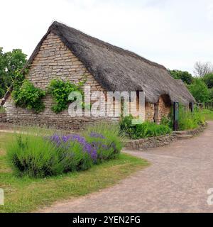 Mittelalterliches Dorf Cosmeston, Penarth, South Wales, Großbritannien. 2024 Stockfoto