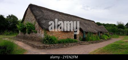 Mittelalterliches Dorf Cosmeston, Penarth, South Wales, Großbritannien. 2024 Stockfoto