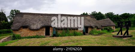 Mittelalterliches Dorf Cosmeston, Penarth, South Wales, Großbritannien. 2024 Stockfoto