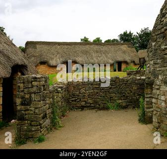 Mittelalterliches Dorf Cosmeston, Penarth, South Wales, Großbritannien. 2024 Stockfoto