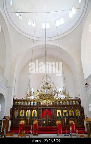 Blick von der Kathedrale Saint Demetrius in Berat, Albanien Stockfoto