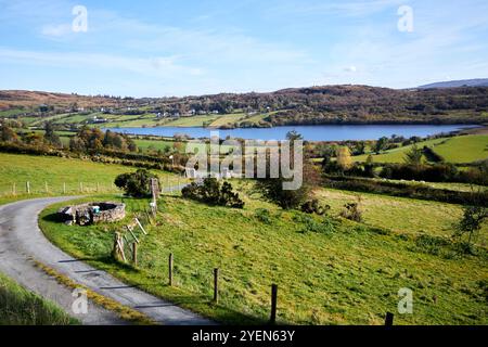 Überreste der St Columbas Abbey Site Gartan rath, County donegal, republik irland Stockfoto