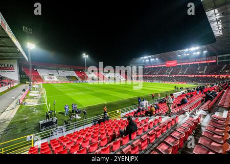 Bosuilstadion vor einem Fußballspiel zwischen Antwerp FC und KMSK Deinze während der 2. Runde des Croky Cup 2024-2025 am Donnerstag, den 31. Oktober 2024 in Antwerpen, Belgien. Quelle: Sportpix/Alamy Live News Stockfoto