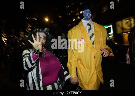 Ny. 31. Oktober 2024. André de Shields für New Yorks Village Halloween Parade, West Village Manhattan, New York, NY, 31. Oktober 2024. Quelle: Kristin Callahan/Everett Collection/Alamy Live News Stockfoto