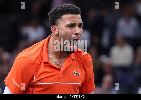 Paris, Frankreich. 31. Oktober 2024. Arthur Fils von Frankreich am 4. Tag des Rolex Paris Masters 2024, einem ATP Masters 1000-Tennisturnier am 31. Oktober 2024 in der Accor Arena in Paris, Frankreich - Foto Jean Catuffe/DPPI Credit: DPPI Media/Alamy Live News Stockfoto