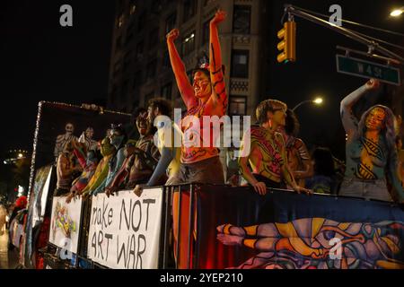 51. Jährliche Halloween-Parade in Lower Manhattan, New York, 31. Oktober 2024. Stockfoto