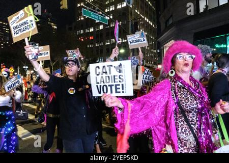 New York, USA. 31. Oktober 2024. 51. Jährliche Halloween-Parade in Manhattan's Greenwich Village. Quelle: Enrique Shore/Alamy Live News Stockfoto