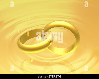 Gold ring Stockfoto