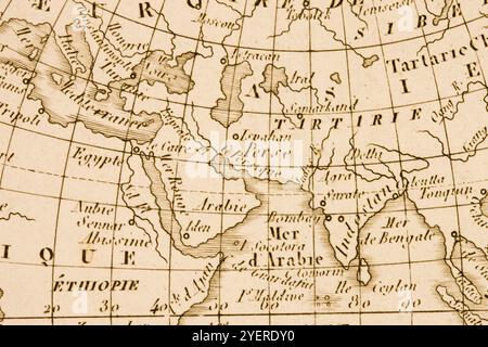 Alte Karten Stockfoto