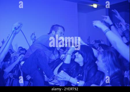 Besuchen Sie Shikari live im New Brighton Floral Pavilion, 15.04.13 Stockfoto