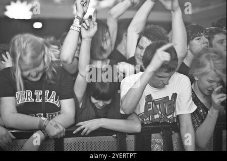 Besuchen Sie Shikari live im New Brighton Floral Pavilion, 15.04.13 Stockfoto