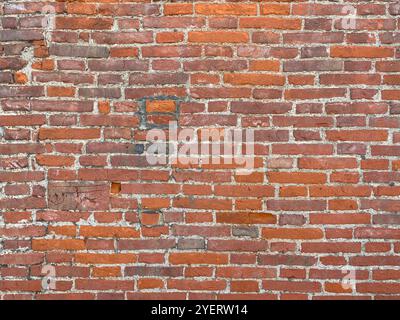 Backsteinmauern, alte Ziegelsteine Stockfoto