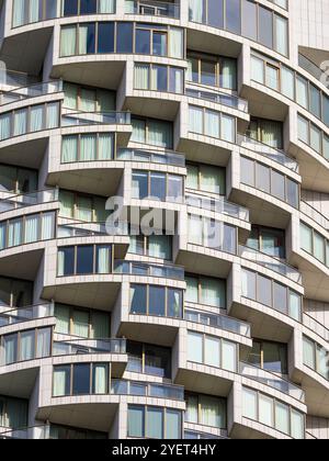 One Park Drive, Residential Skyscraper, Canary Wharf, Docklands, Isle of Dogs, London, England, Großbritannien, GB. Stockfoto