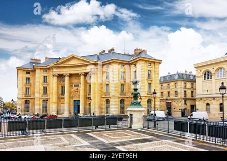 Universität von Paris (juristische Fakultät) in der Nähe des Pantheon. Paris. Frankreich Stockfoto