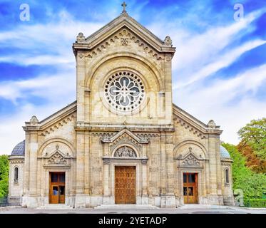 Die Kirche Eglise Notre-Dame-Des-Champs. Paris. Frankreich Stockfoto