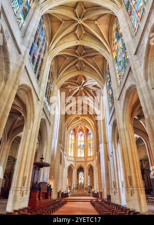 Brüssel, Belgien - 7. Juli 2016: innere St-Gervais-et-Saint-Protais Kirche von Paris, befindet sich im Viertel Marais, östlich Rathaus (Hotel de Vill Stockfoto